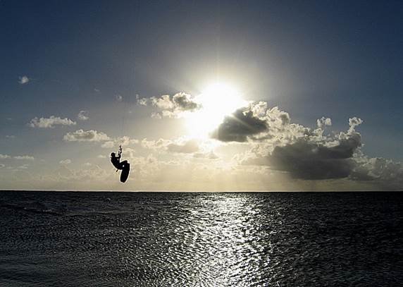 Kitesurfing is an exhilarating sport